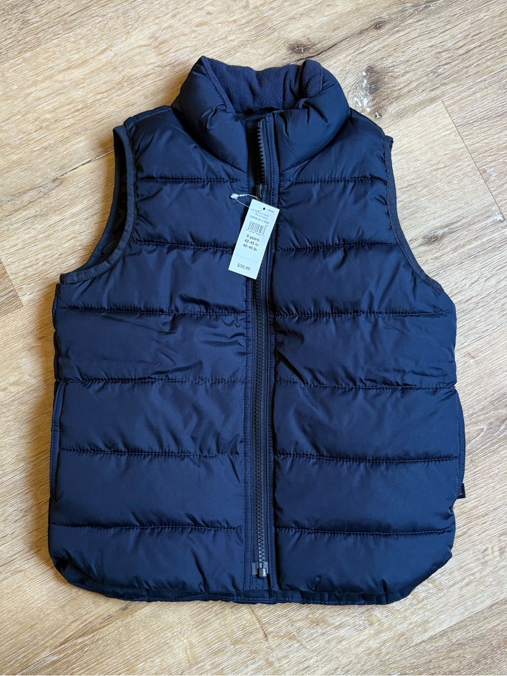 GAP Kids ColdMax Quilted Puffer Vest in Navy